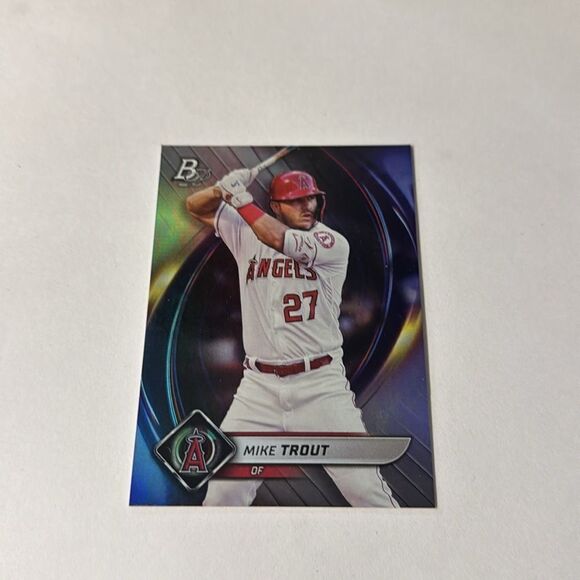 2022 bowman platinum mike trout #90 mint condition - Picture 2 of 3
